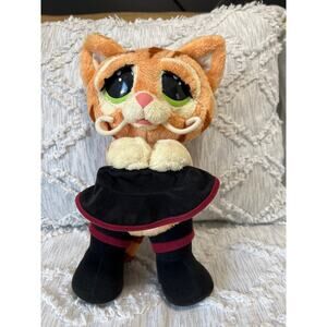 Shrek Puss N Boots 14" Sweet Talking Stuffed Animal Toy Plush 2007 Dream Works
